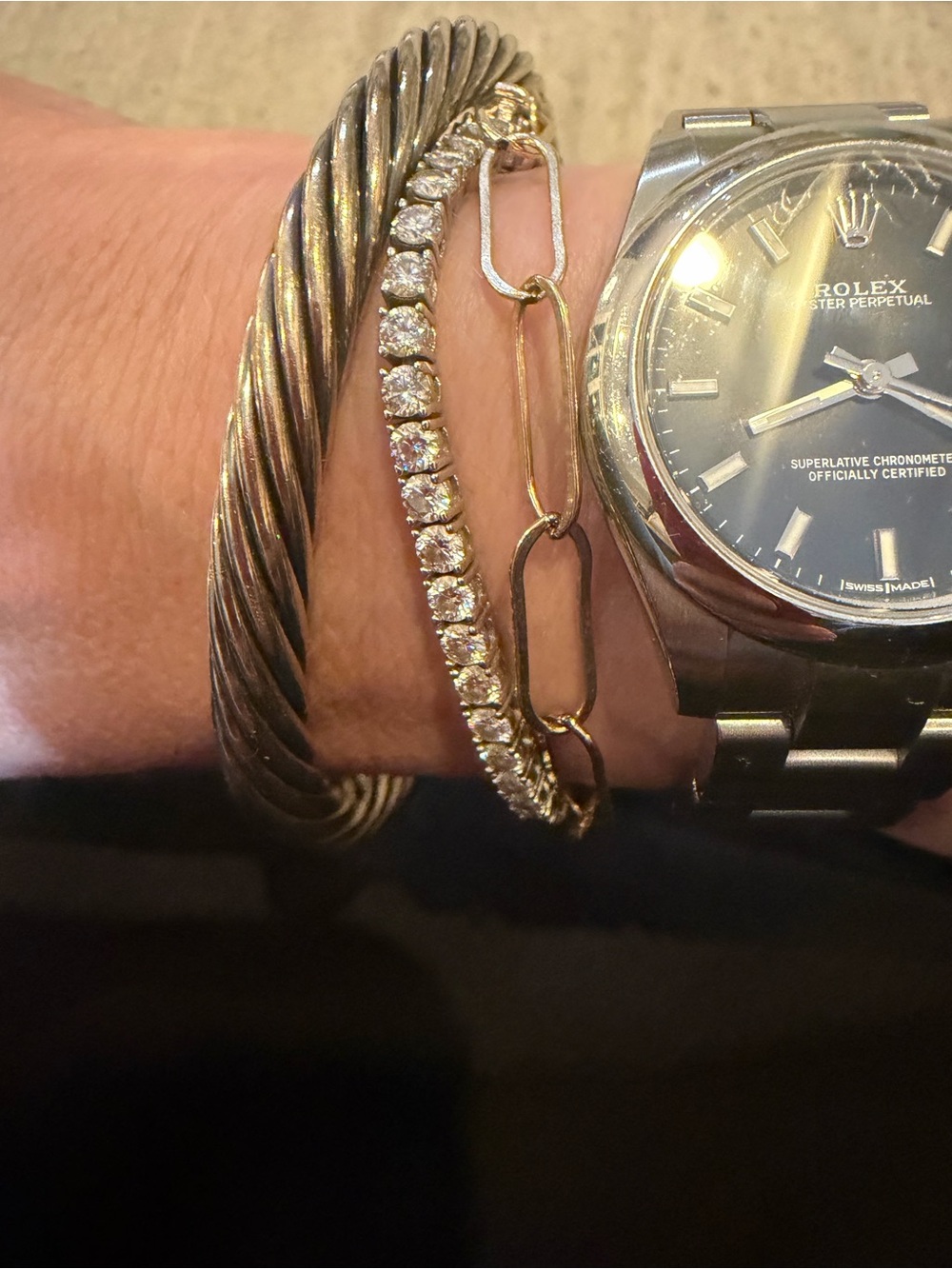 David Yurman 7mm Classic Cable Cuff with Pearls